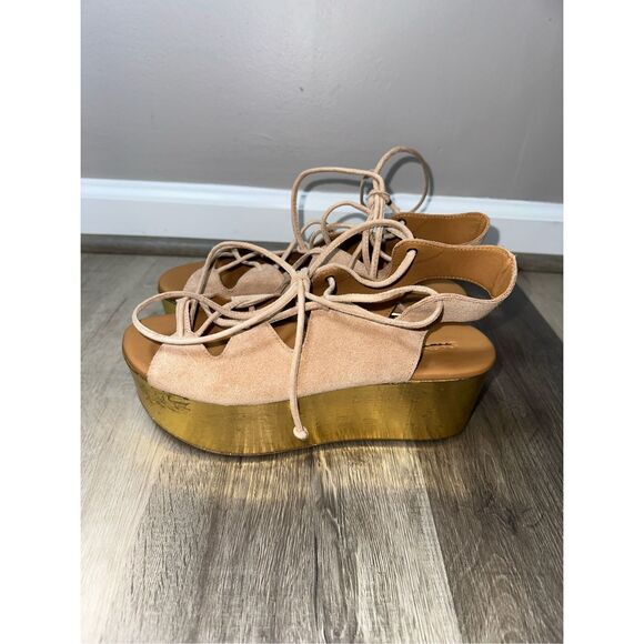 SEE BY CHLOÉ Liana 70 suede platform sandals size 40(10) $525 - Picture 9 of 12